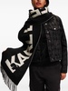 Essential oversized-logo scarf