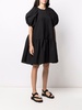 Alexa puff-shoulder dress