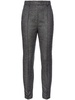 Tridente high-waist flannel trousers