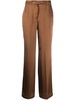 high-waisted straight-leg trousers 