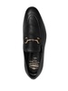 horsebit-buckle leather loafers