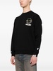 logo-print jersey sweatshirt