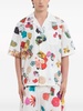 floral-print cotton shirt