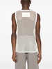 open-knit tank top