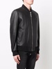 logo zipped bomber jacket 