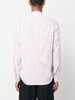 striped button-up cotton shirt