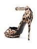 125mm leopard-print sandals