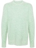 marl-knit wool blend jumper