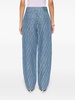 FF-motif chambray trousers