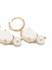 porcelain drop earrings