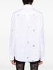 cut-out floral-detailing cotton shirt