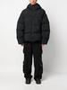 hooded puffer coat