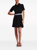 logo-waistband polo minidress