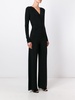 Norma Kamali V Necked Long Jumpsuit