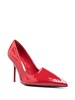 100mm patent leather pumps