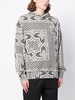 graphic-print cotton hoodie