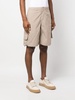 Mount drawstring-hem shorts