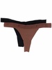 two-piece logo thong set