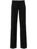 tailored straight trousers