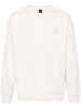 logo-embroidered cotton jumper