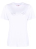 Eyelike-embroidered cotton T-shirt