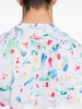 paint-splatter cotton T-shirt