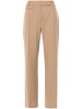 pleat-detail trousers