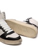 high-top leather sneakers