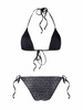 crystal-embellished monogram bikini