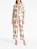 floral-print straight-leg trousers