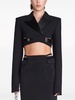 interlock tuxedo cropped blazer