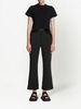 cropped kick-flare trousers