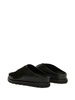 slip-on leather slides