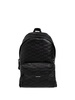 BB logo-embossed leather backpack