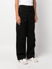 logo-tag wide-leg trousers