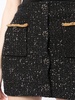 Sequined high-rise bouclé miniskirt