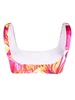 abstract-print bikini top