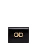 Salvatore Ferragamo Gancini Leather Compact Wallet