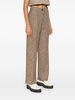 houndstooth-pattern trousers