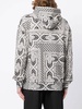 graphic-print cotton hoodie