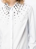 Paola stud-detail poplin shirt