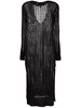 Ganni Mohair Lace Dress Clothing