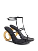 Elina 105mm nappa leather sandals