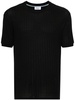 pointelle-knit cotton T-shirt