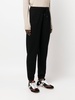 knitted cashmere track pants