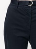 belted high-waist trousers