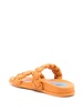 interwoven-strap flat sandals