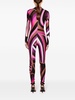 Iride-print catsuit