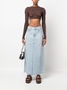 open-knit crop top