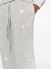 paint splatter-detail cotton track pants